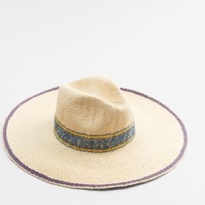 Zara Contrast Trim Hat